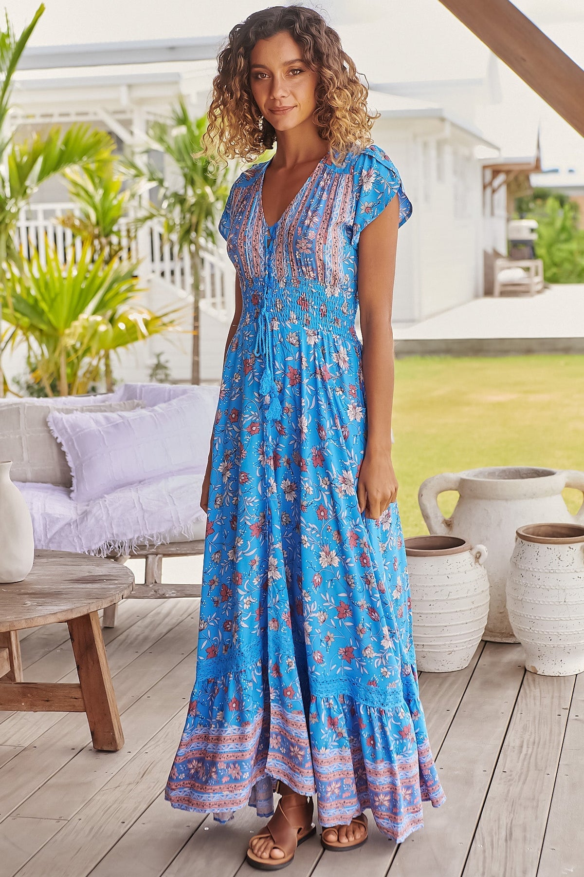 Indiana Lace Maxi Dress Multi 25