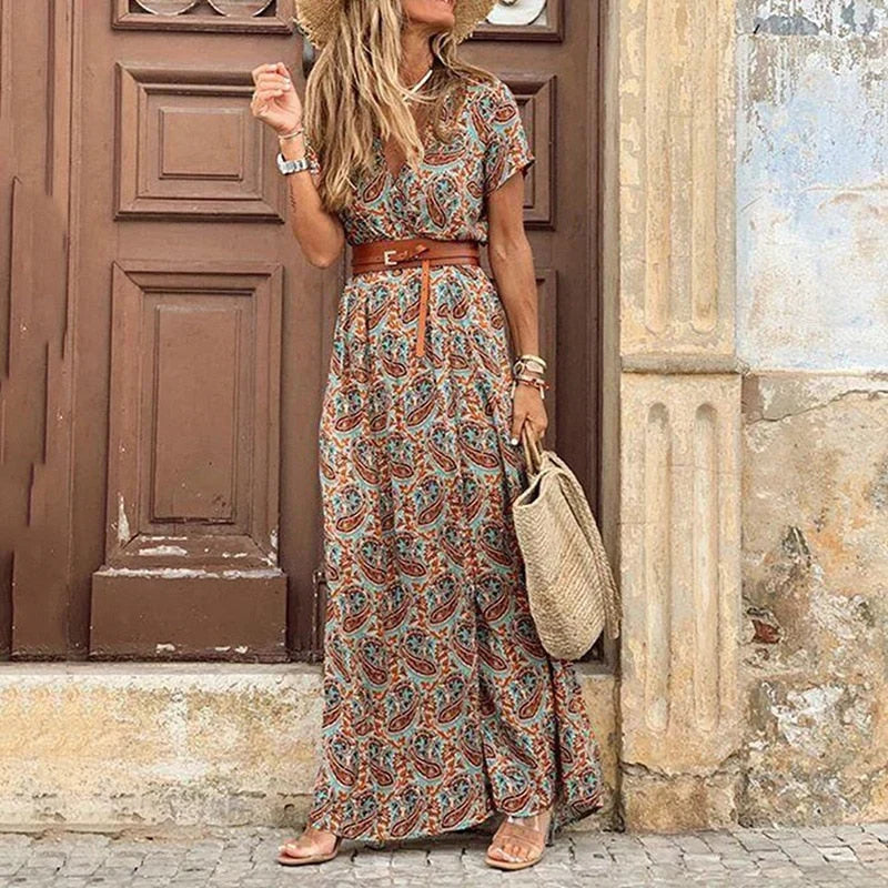 Isadora Bohemian Maxi Dress Kleid 4