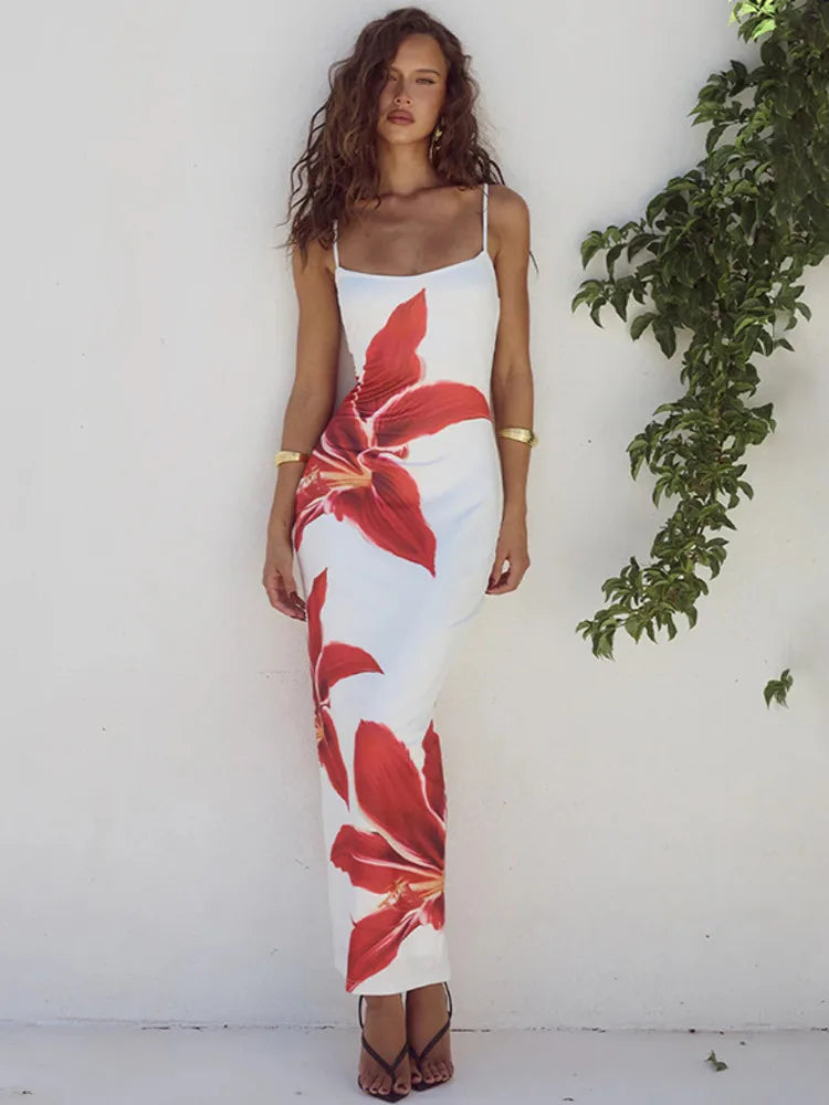 Ginevra Satin Midi Dress Multi 13