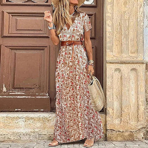 Isadora Bohemian Maxi Dress Kleid 1