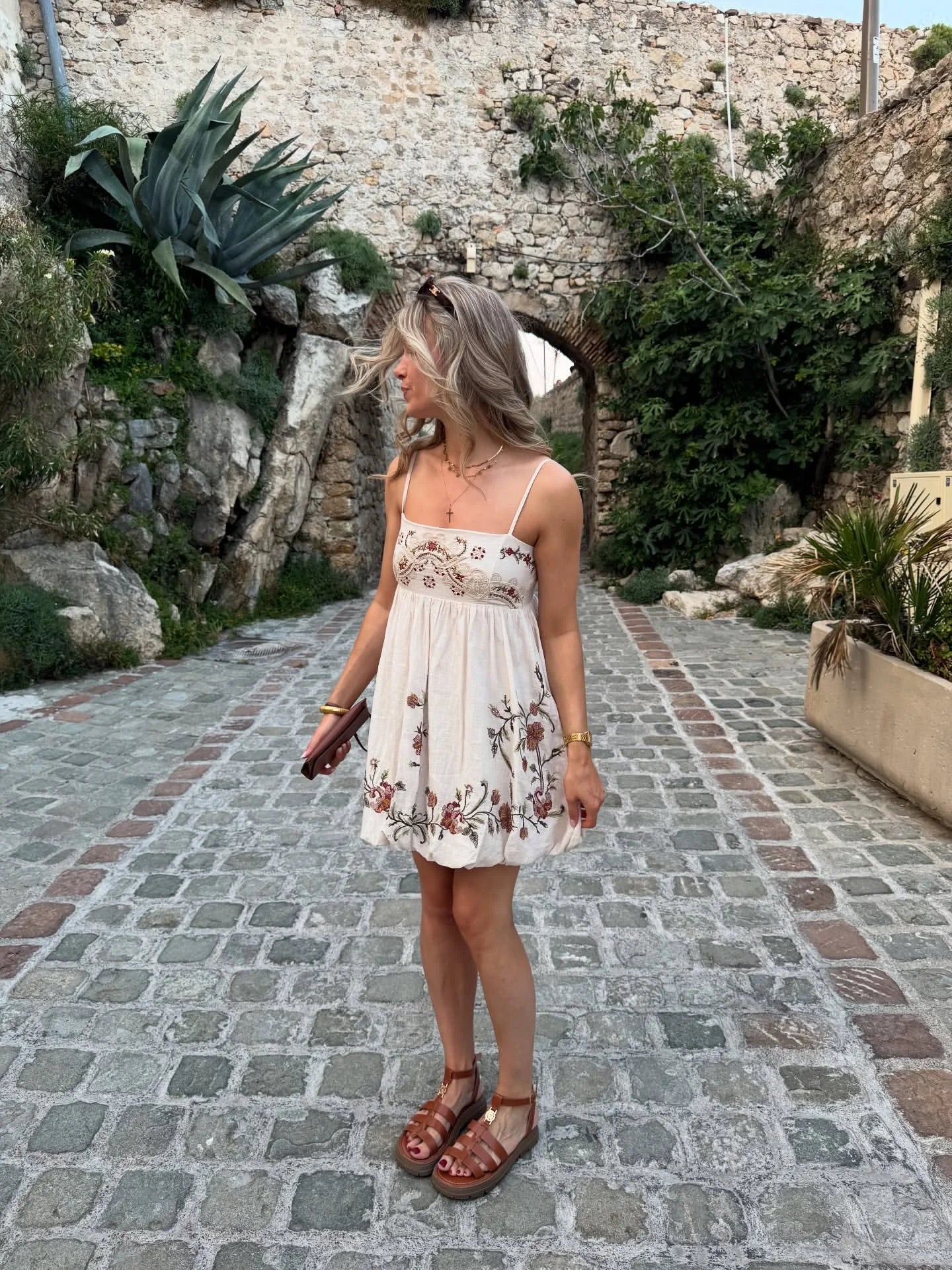 Vivienne Cotton Embroidered Mini Dress Embroidery 8