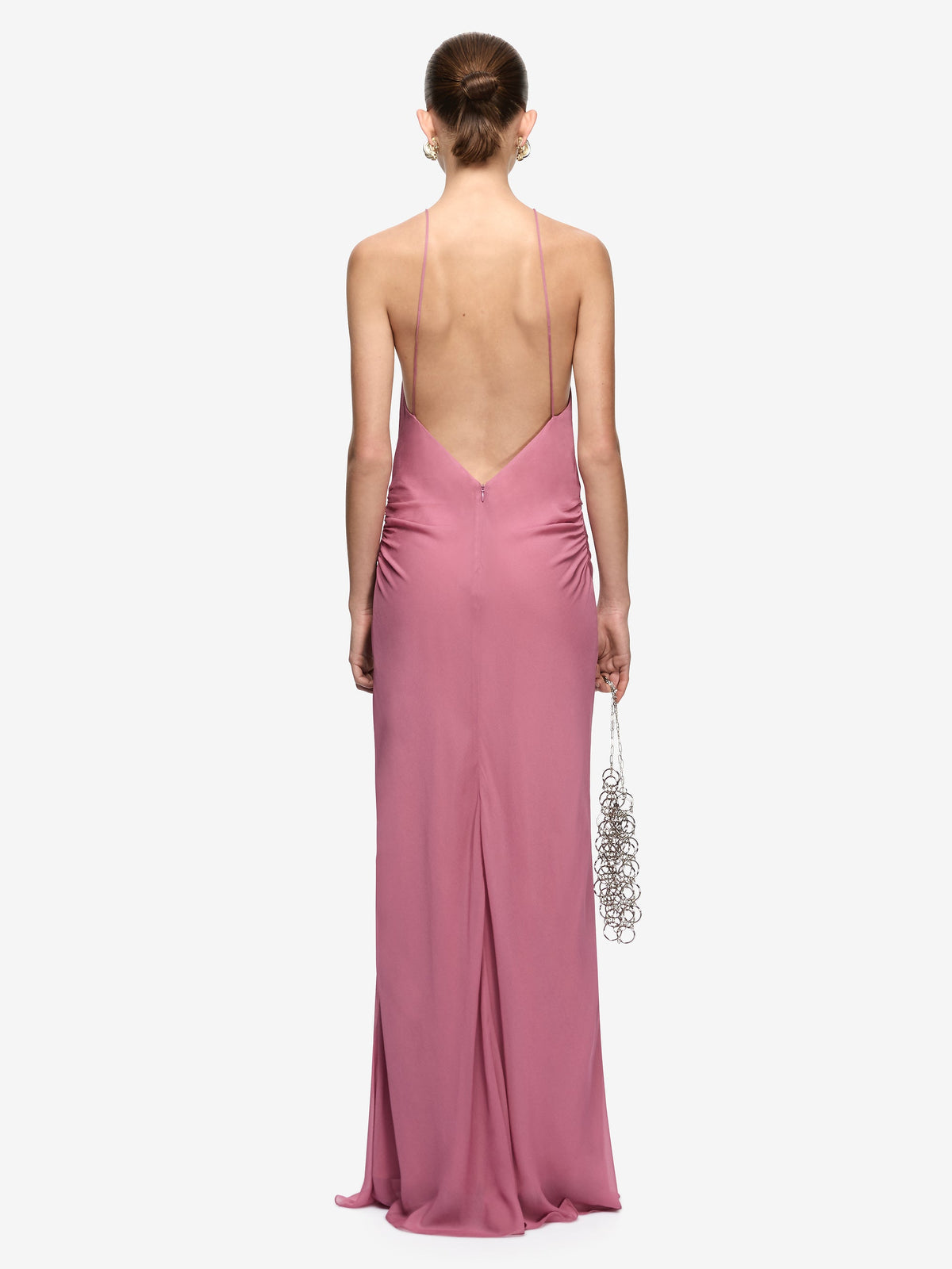 Celia Keyhole Maxi Dress ORCHID PINK 4