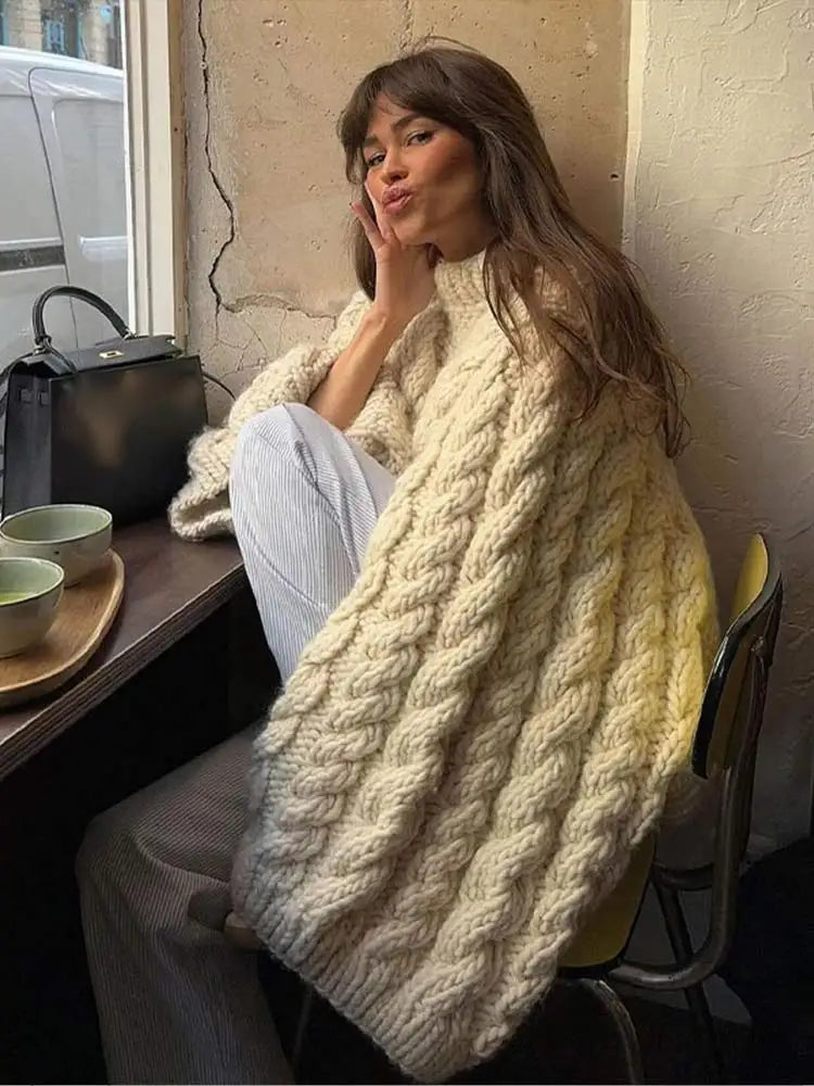 Angelica Knit Sweater White 6
