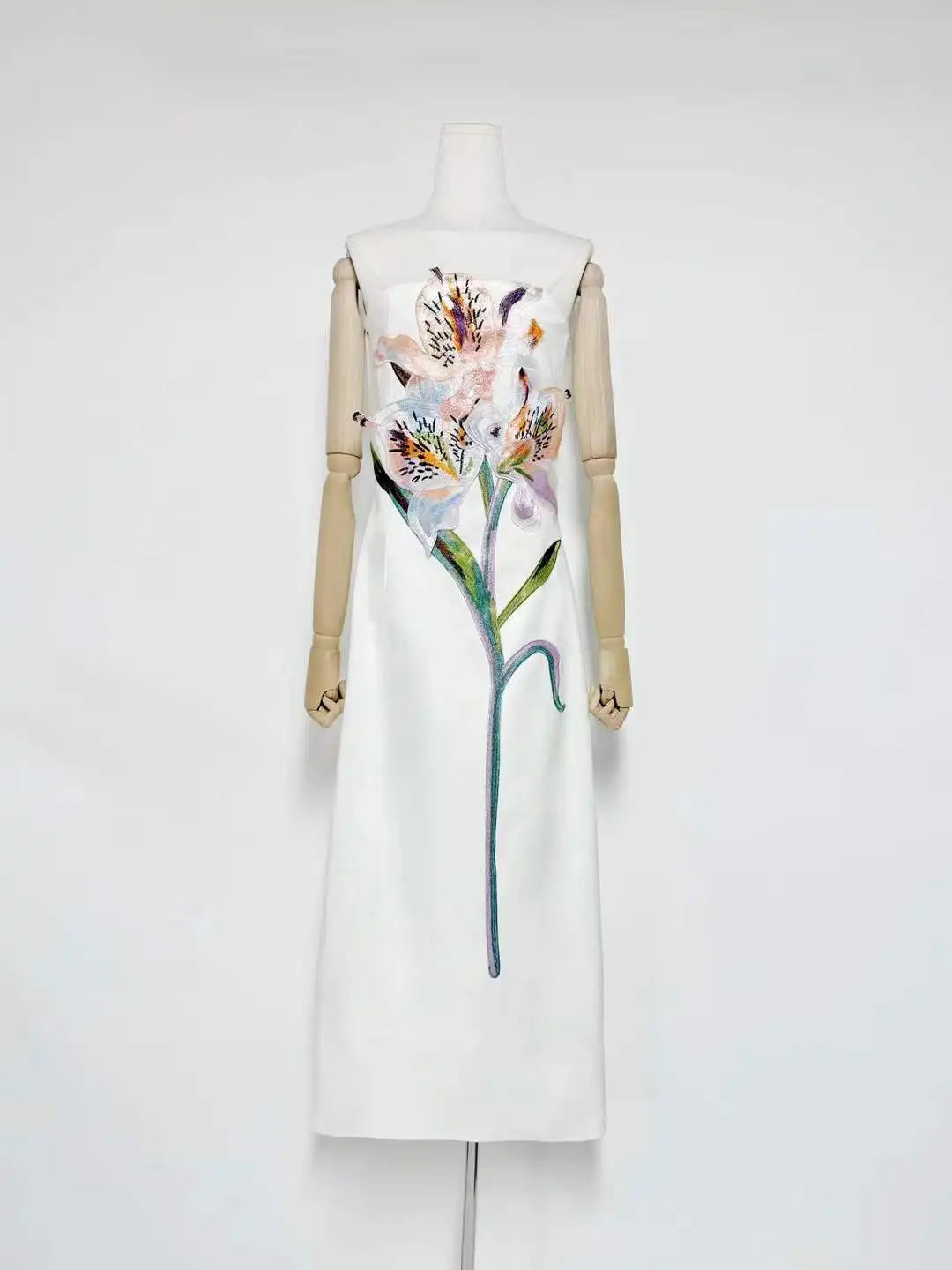 Margot Off-Shoulder Maxi Dress White 5