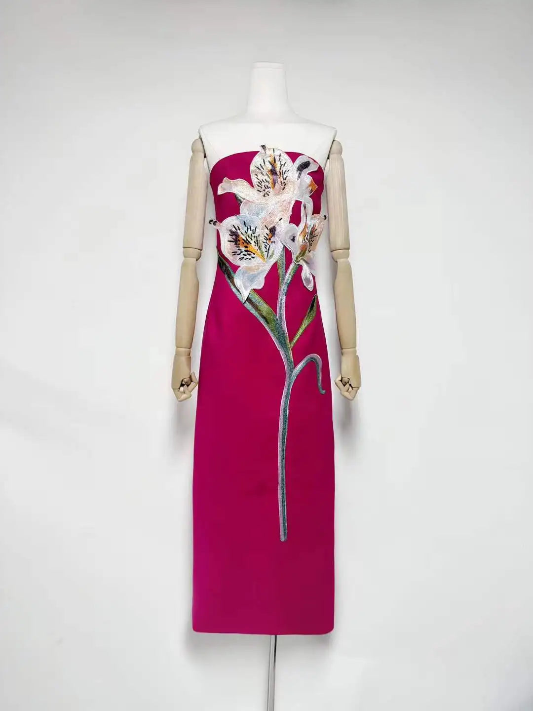 Margot Off-Shoulder Maxi Dress Red 1