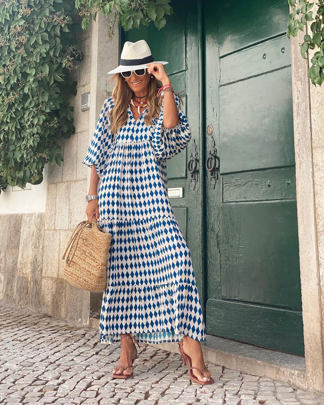 Bohemia Linen Midi Dress Multi 4