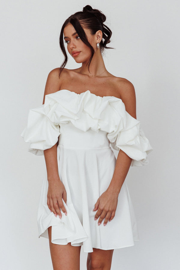 Kailynn Off-Shoulder A-Line Mini Dress