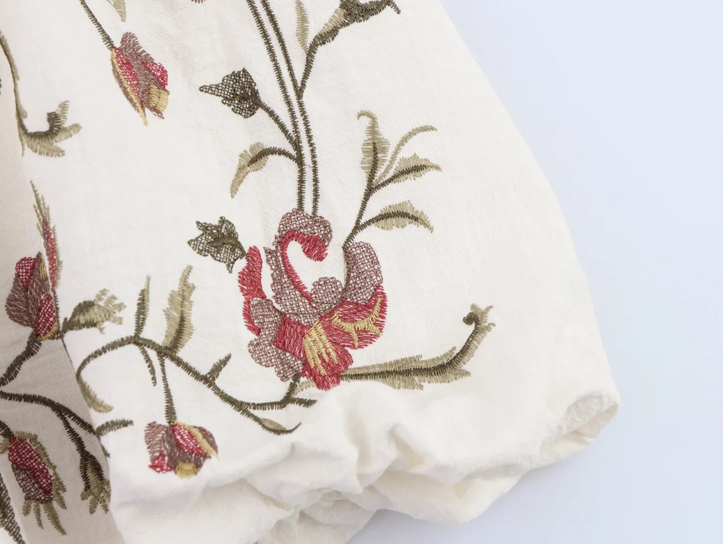 Vivienne Cotton Embroidered Mini Dress Embroidery 5
