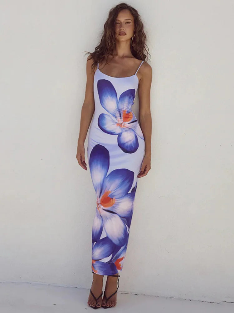 Ginevra Satin Midi Dress Multi 15