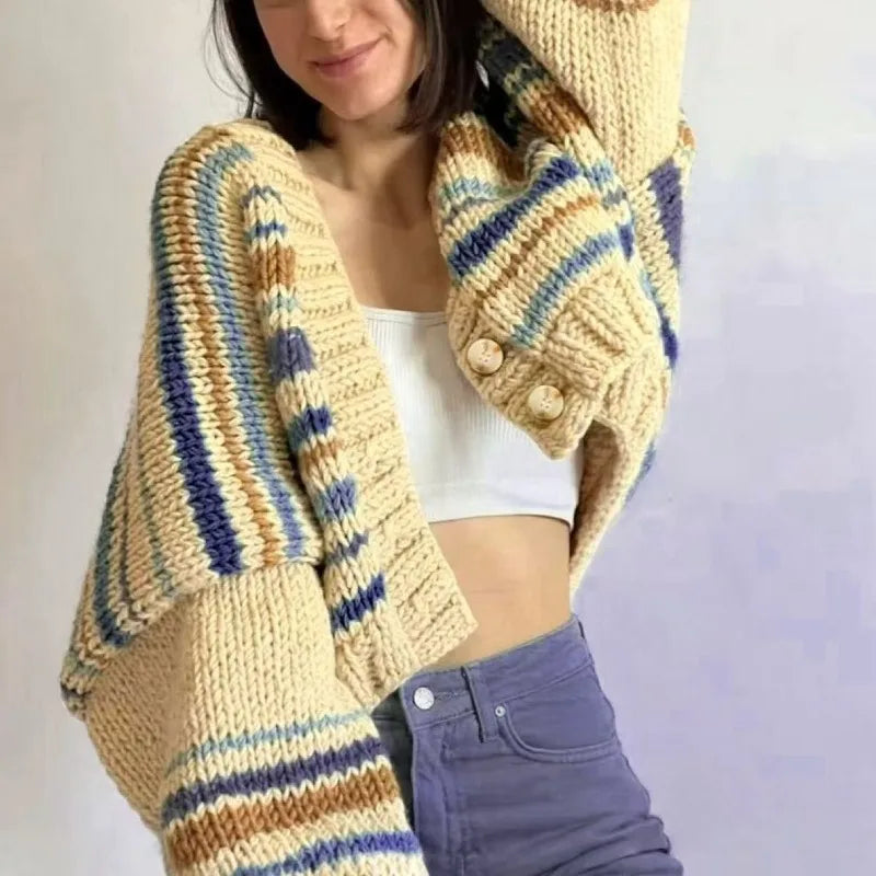 Iris Knit Cardigan Apricot 5