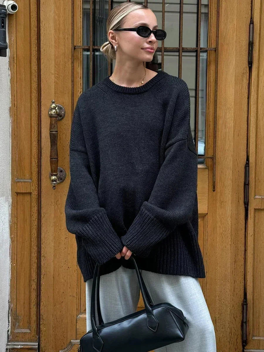 Emma Knit Sweater Coffee 8