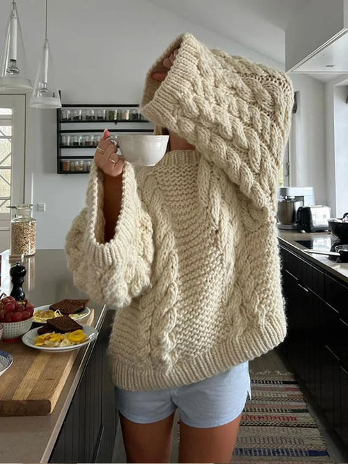 Angelica Knit Sweater White 1