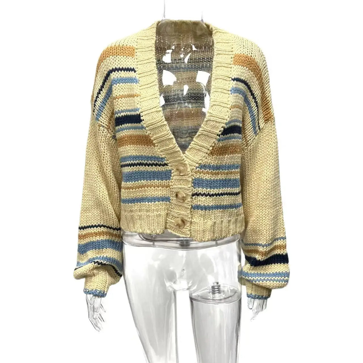 Iris Knit Cardigan Apricot 7