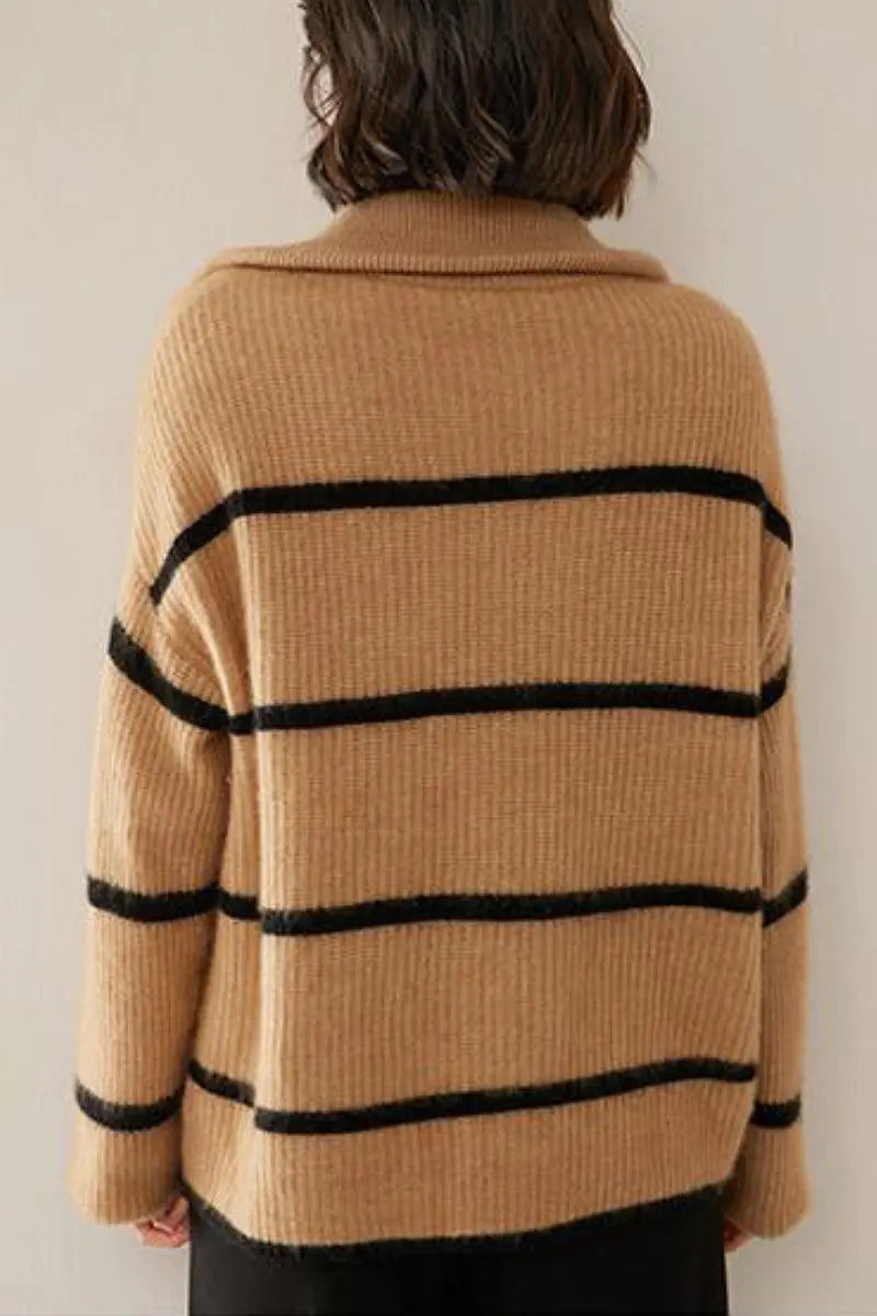 Margot Cashmere Turtleneck Sweater Crimson Red 4