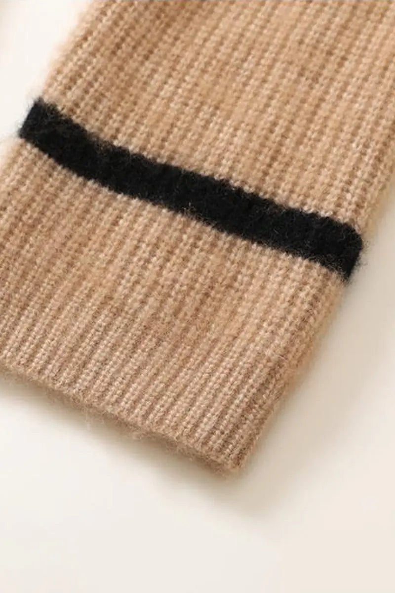 Margot Cashmere Turtleneck Sweater Spirited Khaki 6