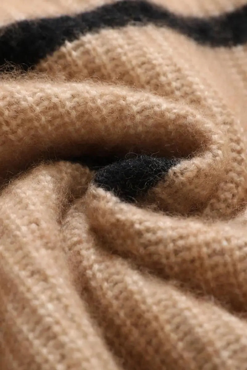 Margot Cashmere Turtleneck Sweater Midnight Blue 7
