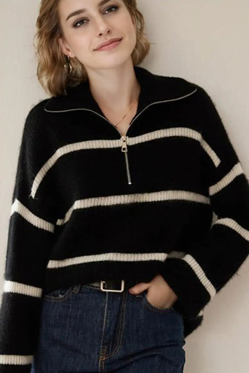 Margot Cashmere Turtleneck Sweater Spirited Khaki 10
