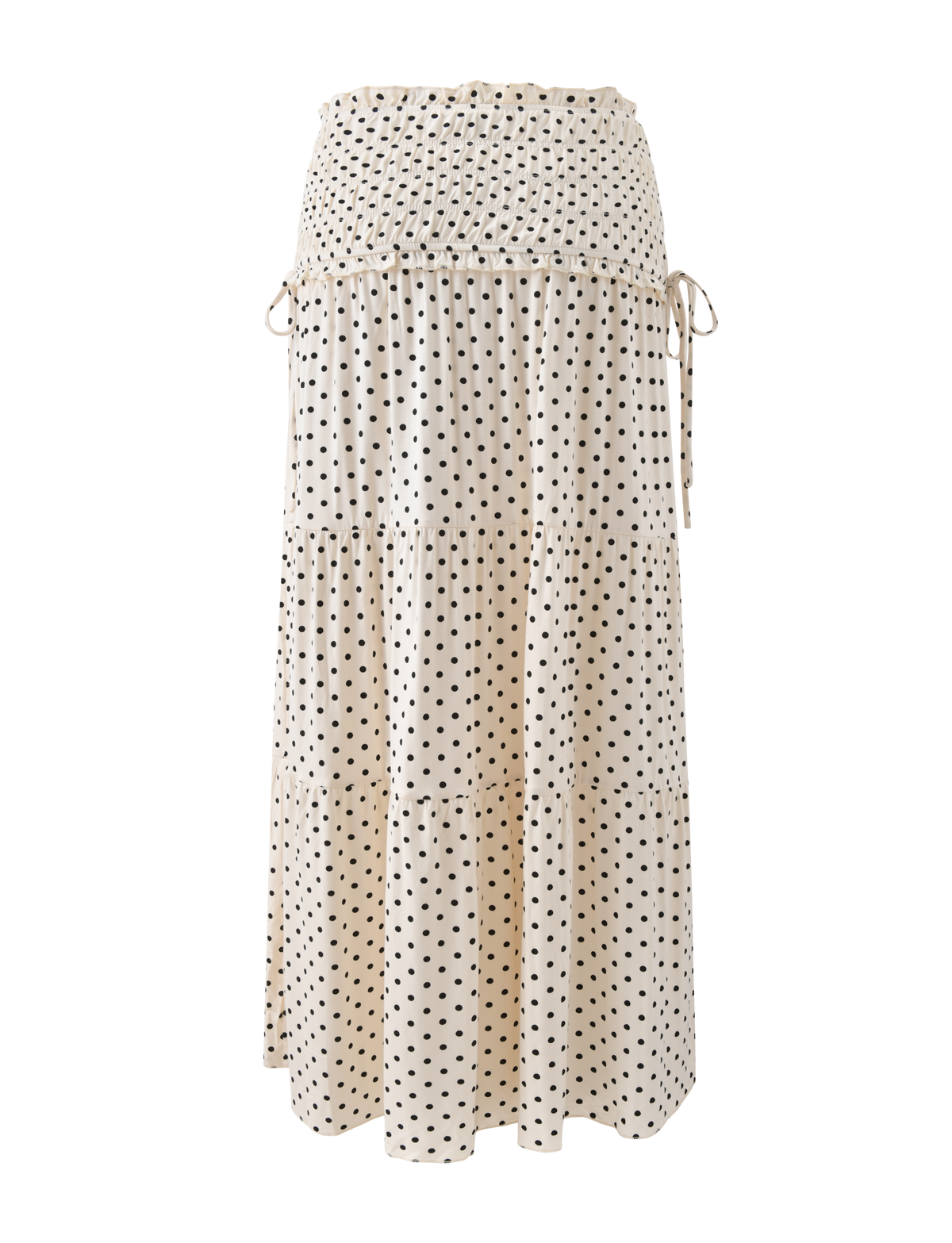 Denali Maxi Skirt in Brown Dot CREAM DOT 9