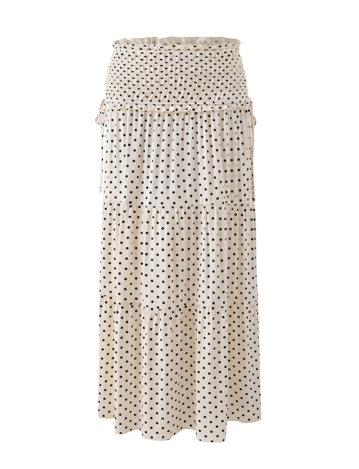 Denali Maxi Skirt in Brown Dot CREAM DOT 8