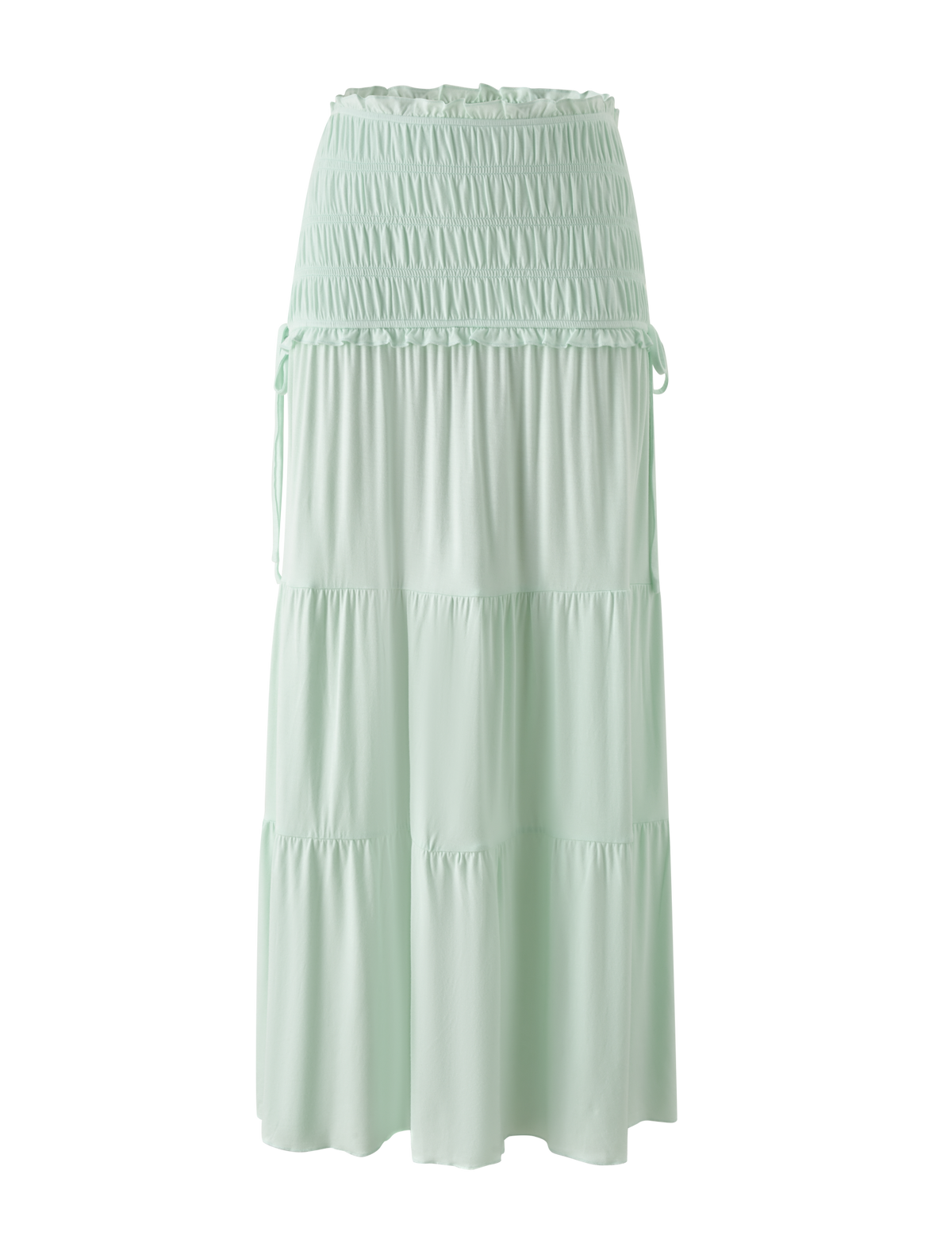 Denali Maxi Skirt in Brown Dot SOFT MINT 6