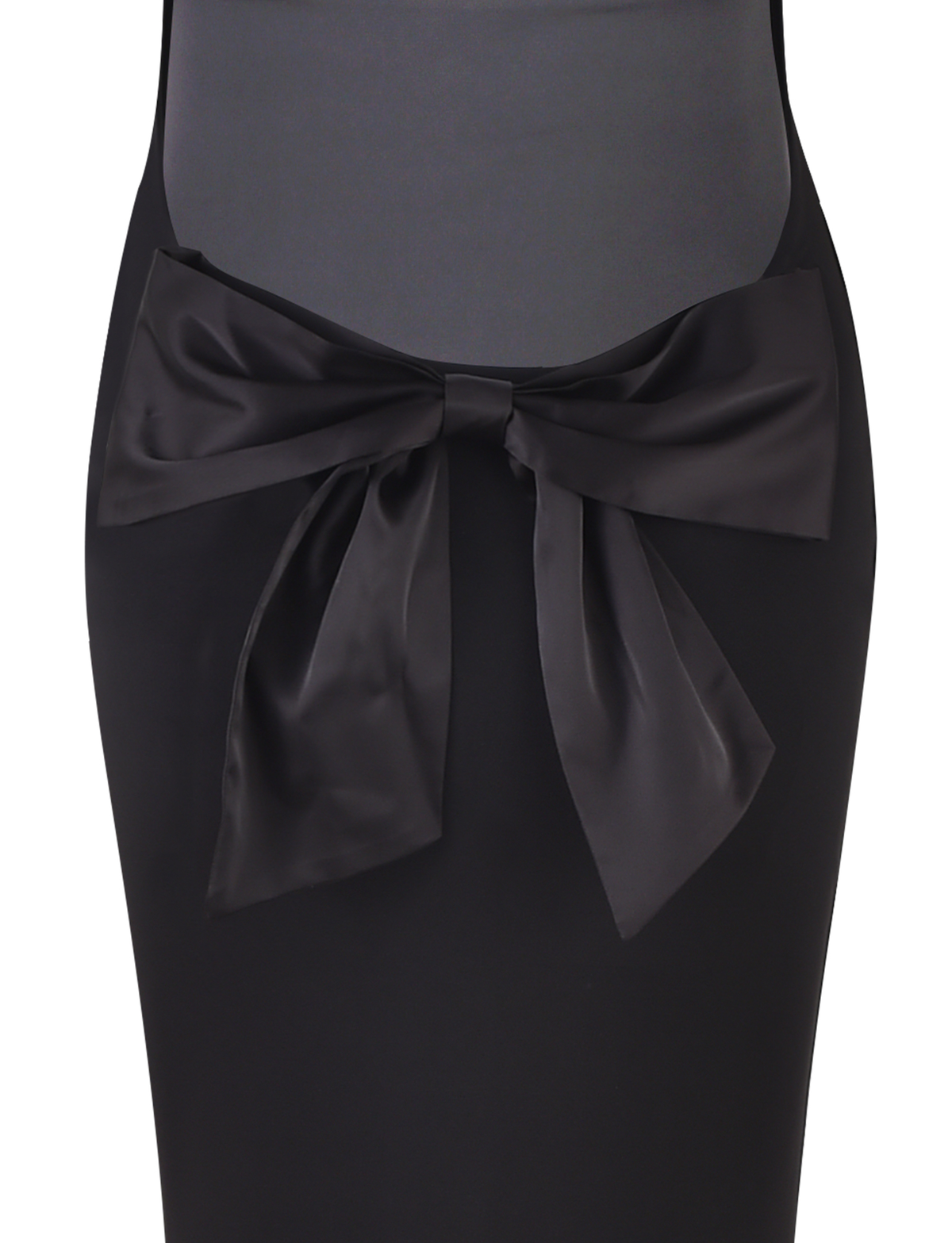 Zita Satin Midi Dress BLACK 8