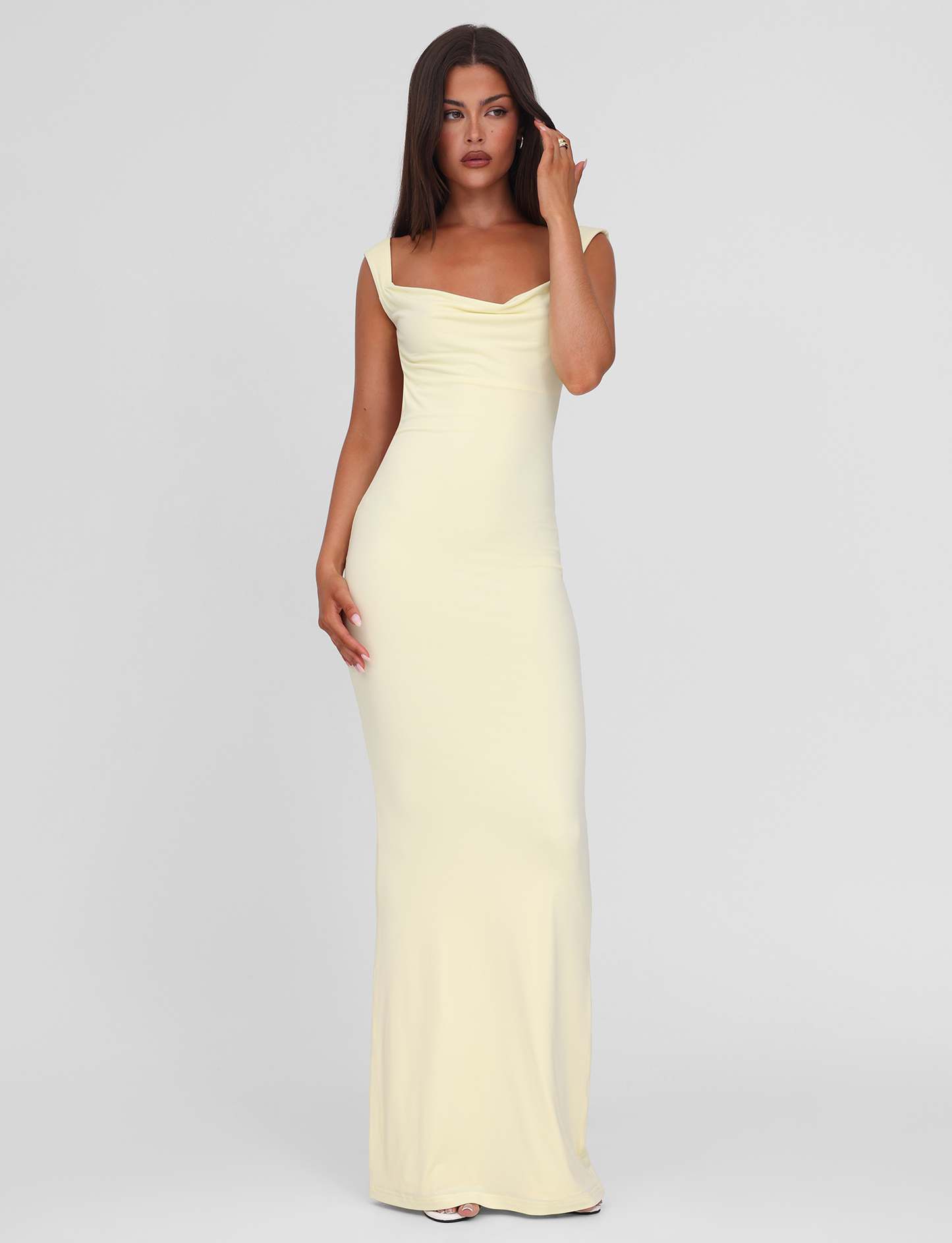 Zita Lemon Maxi Dress Baby Blue 3