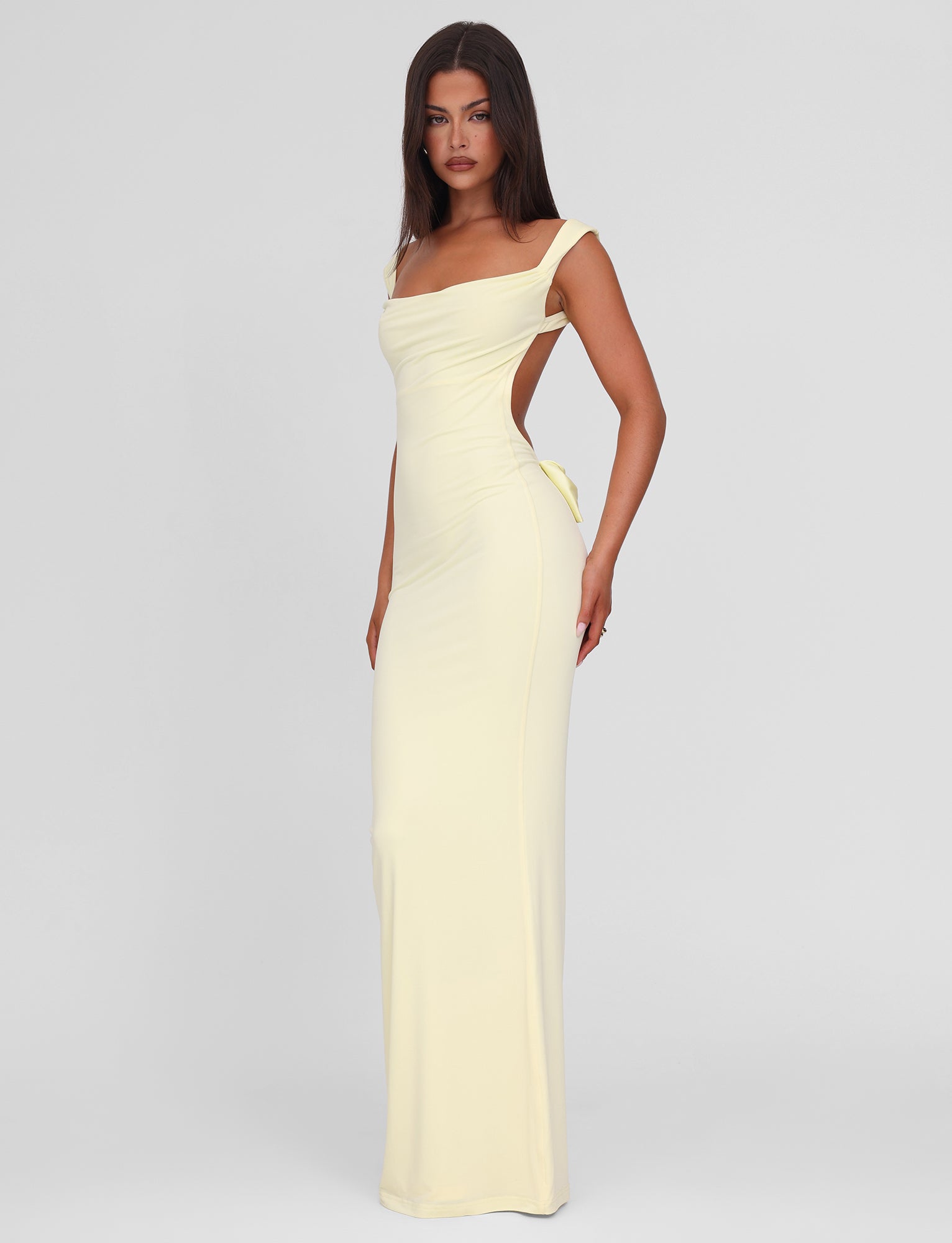 Zita Lemon Maxi Dress Black 5