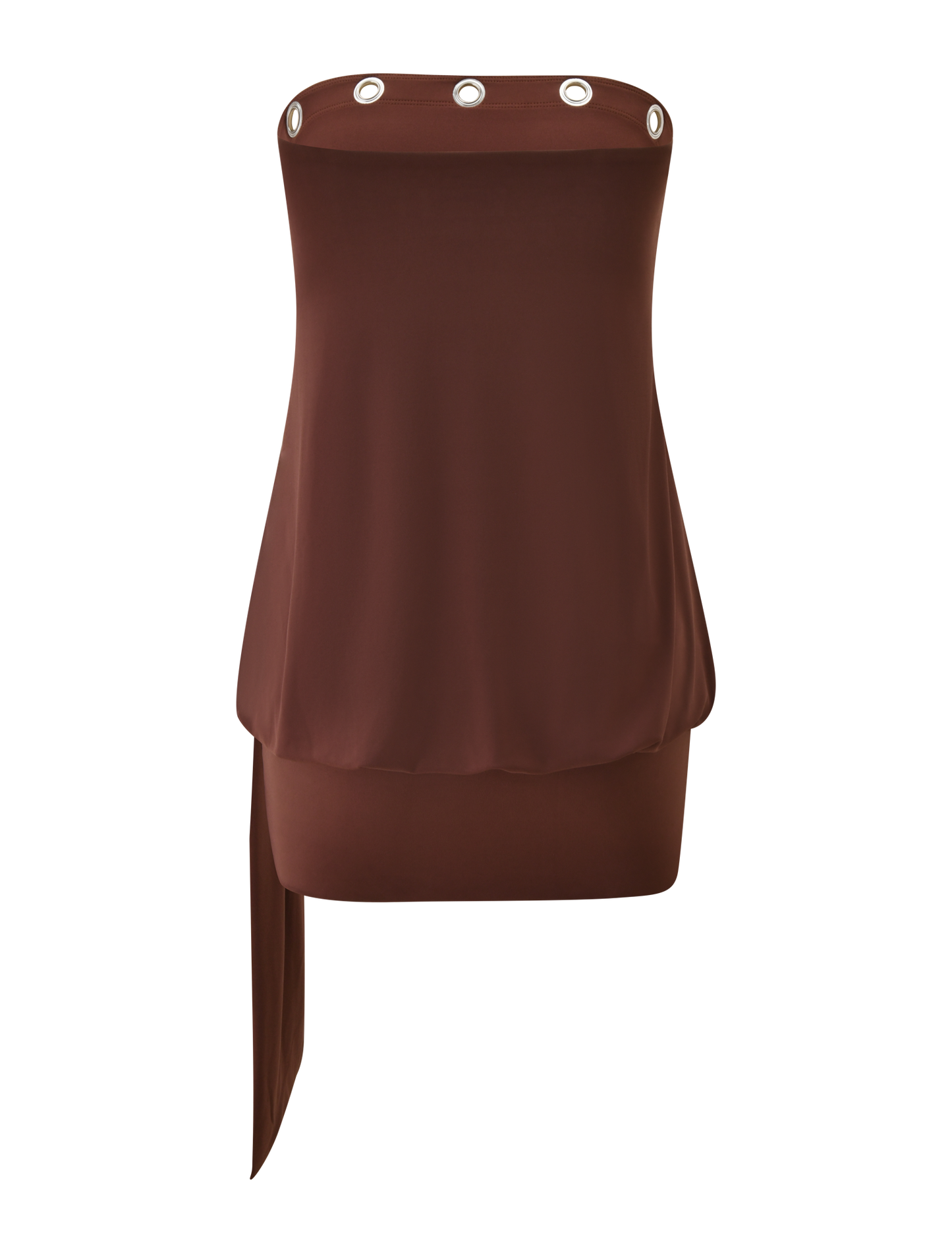 Ravenna Chocolate Silk Dress Milk Chocolate 8