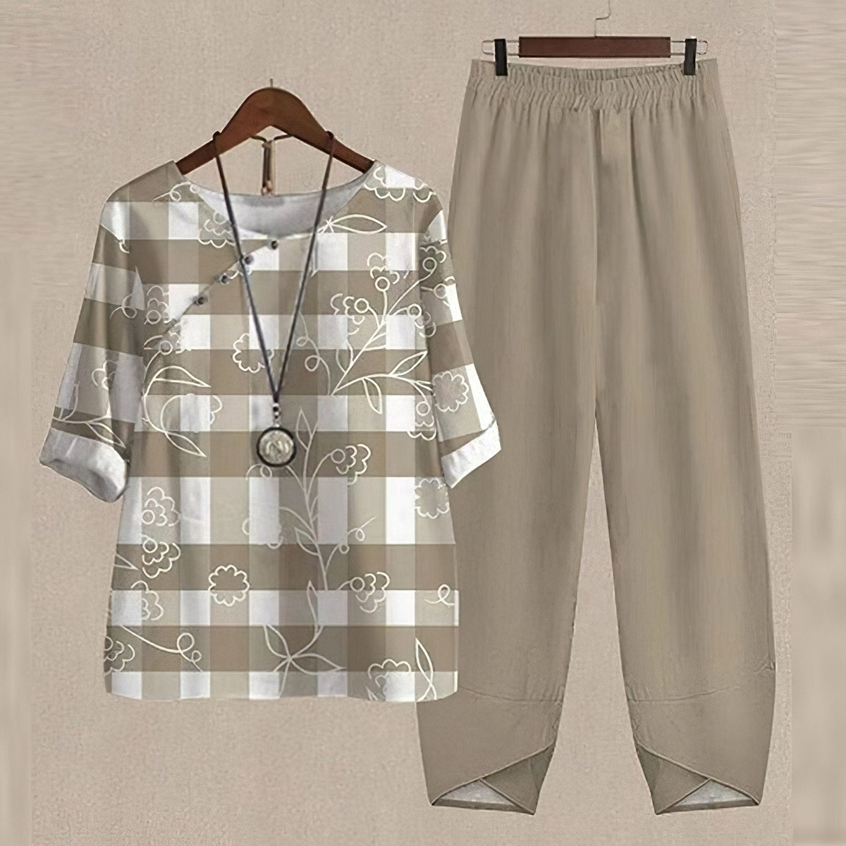 Margot Linen Two-Piece Set Sommerset 2