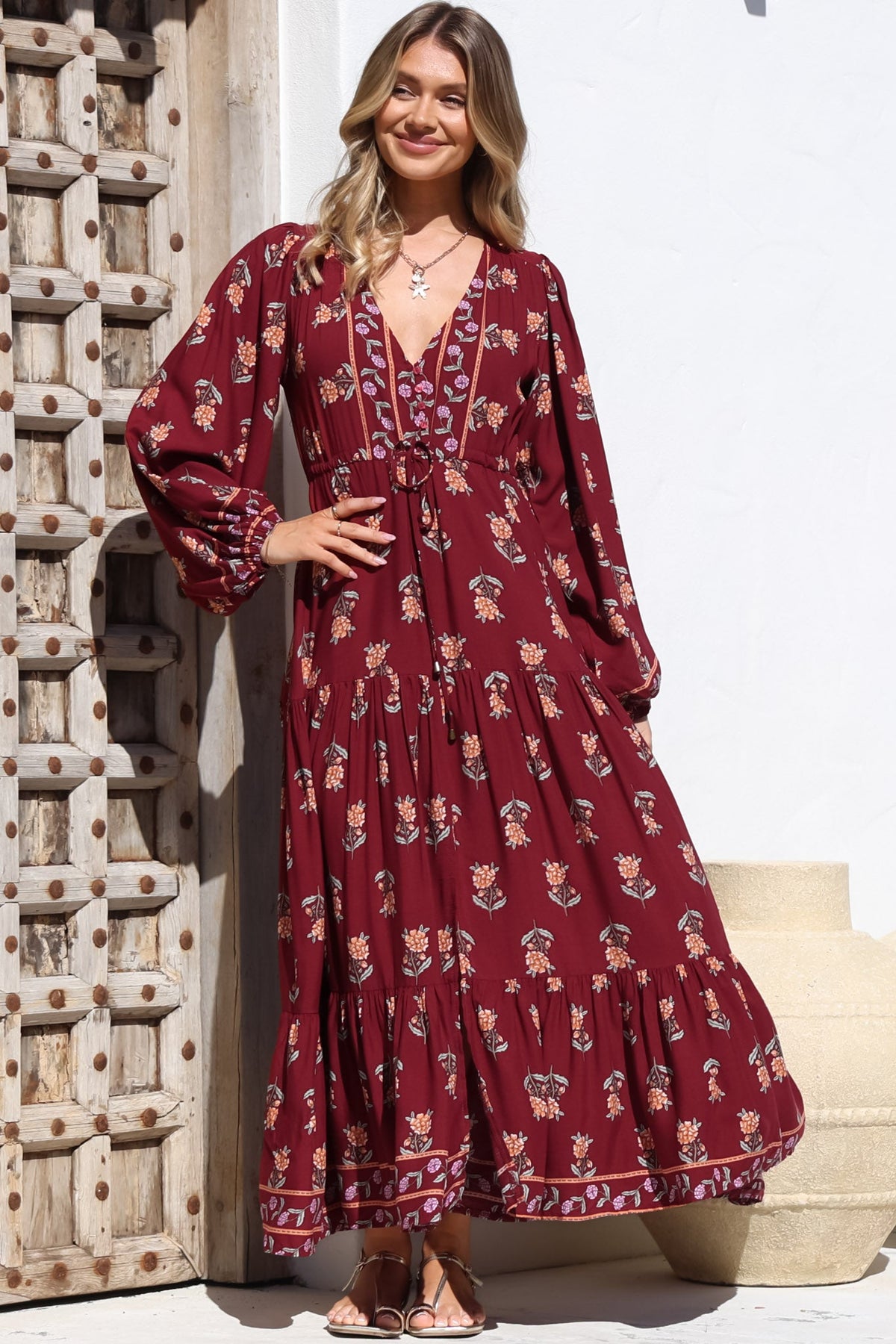 Indiana Lace Maxi Dress Multi 54