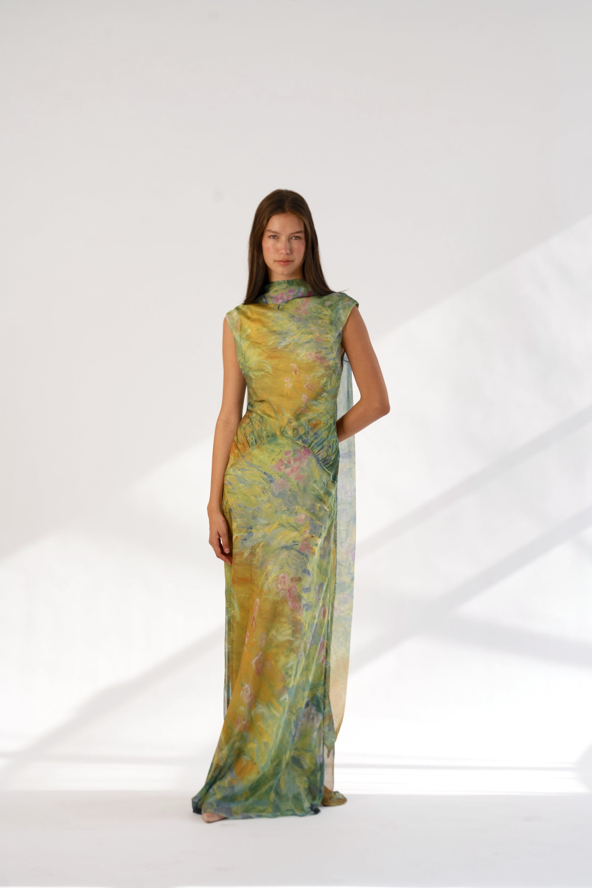 Iris Silk Maxi Dress 6