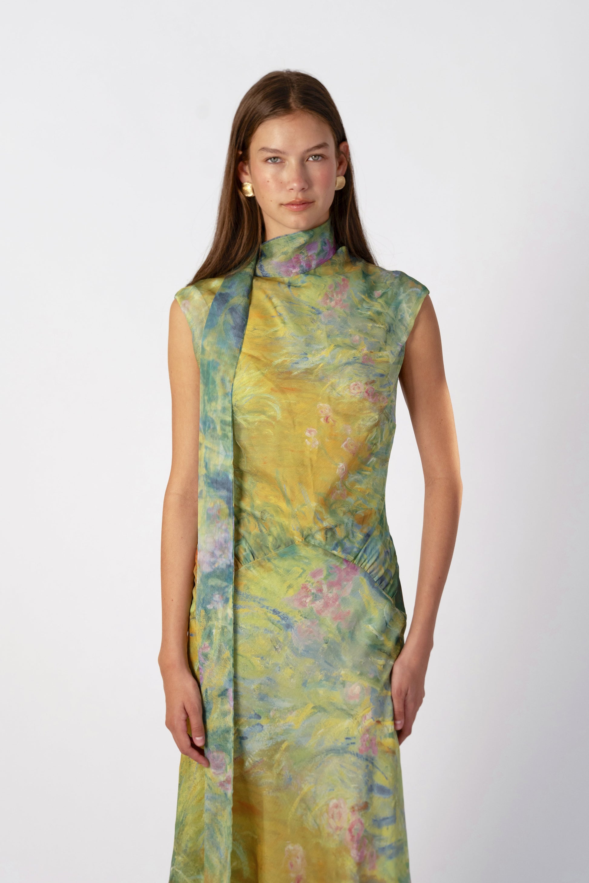 Iris Silk Maxi Dress 3