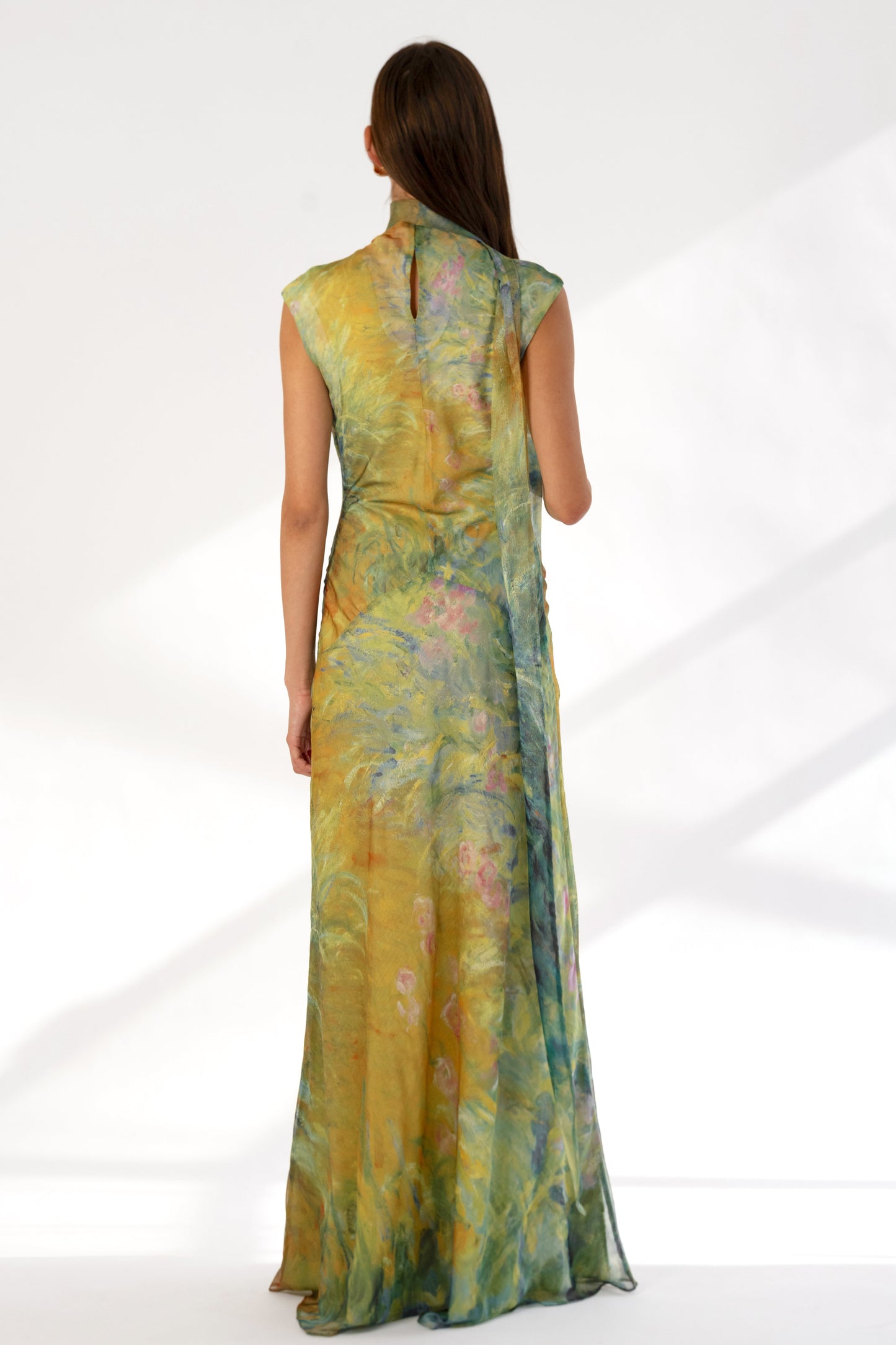 Iris Silk Maxi Dress 5
