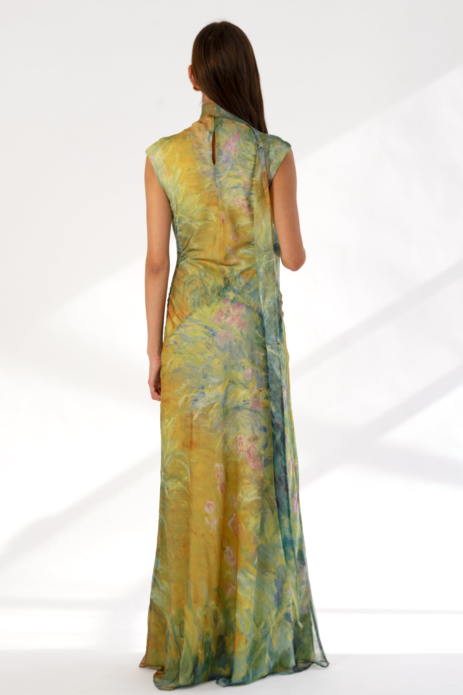Iris Silk Maxi Dress 5