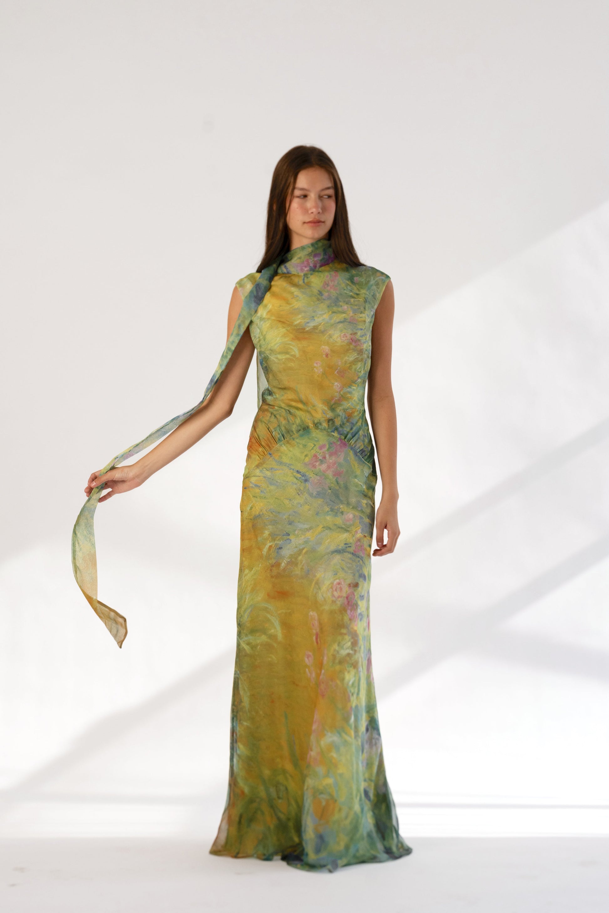 Iris Silk Maxi Dress 1