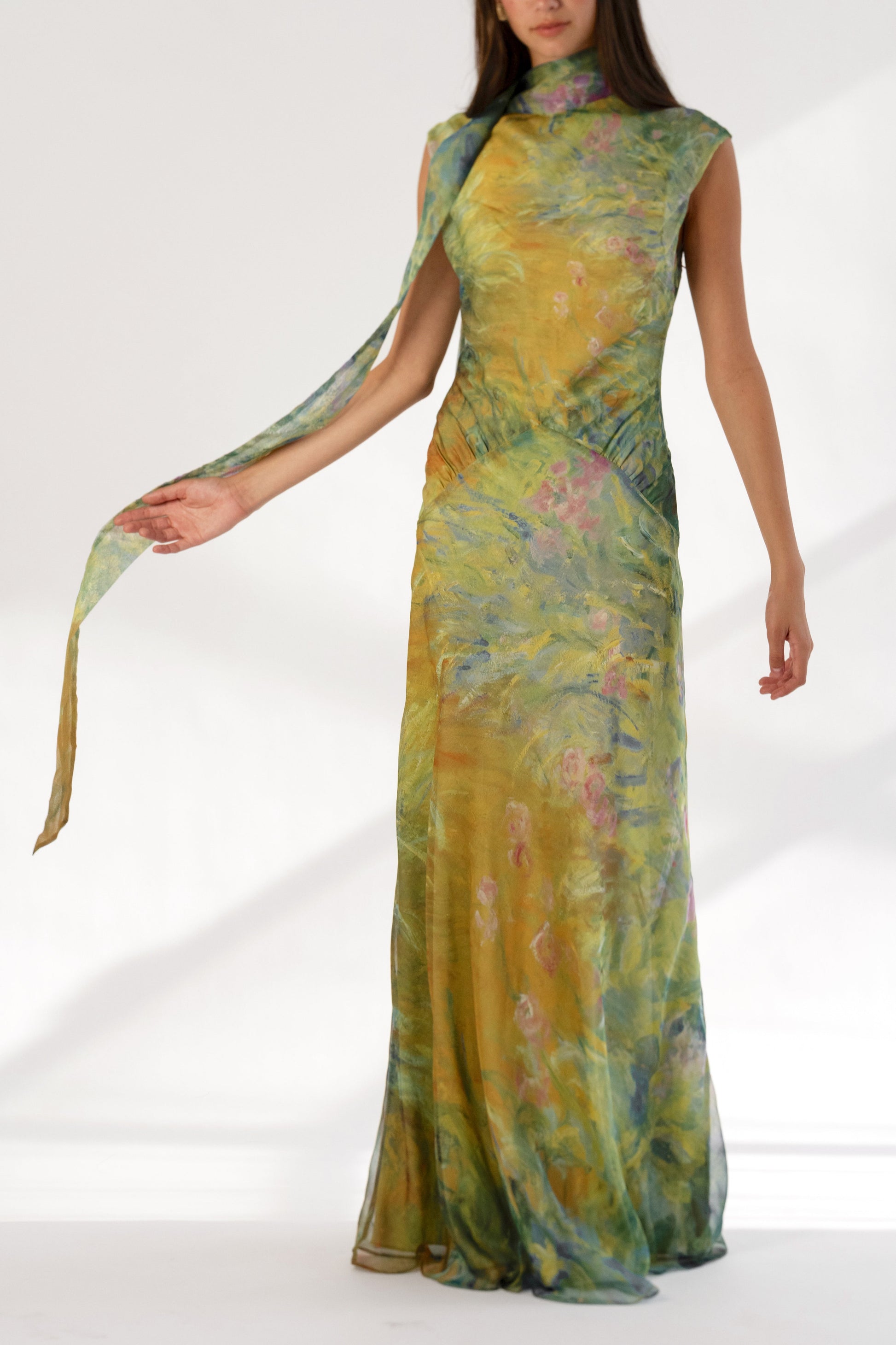 Iris Silk Maxi Dress 7