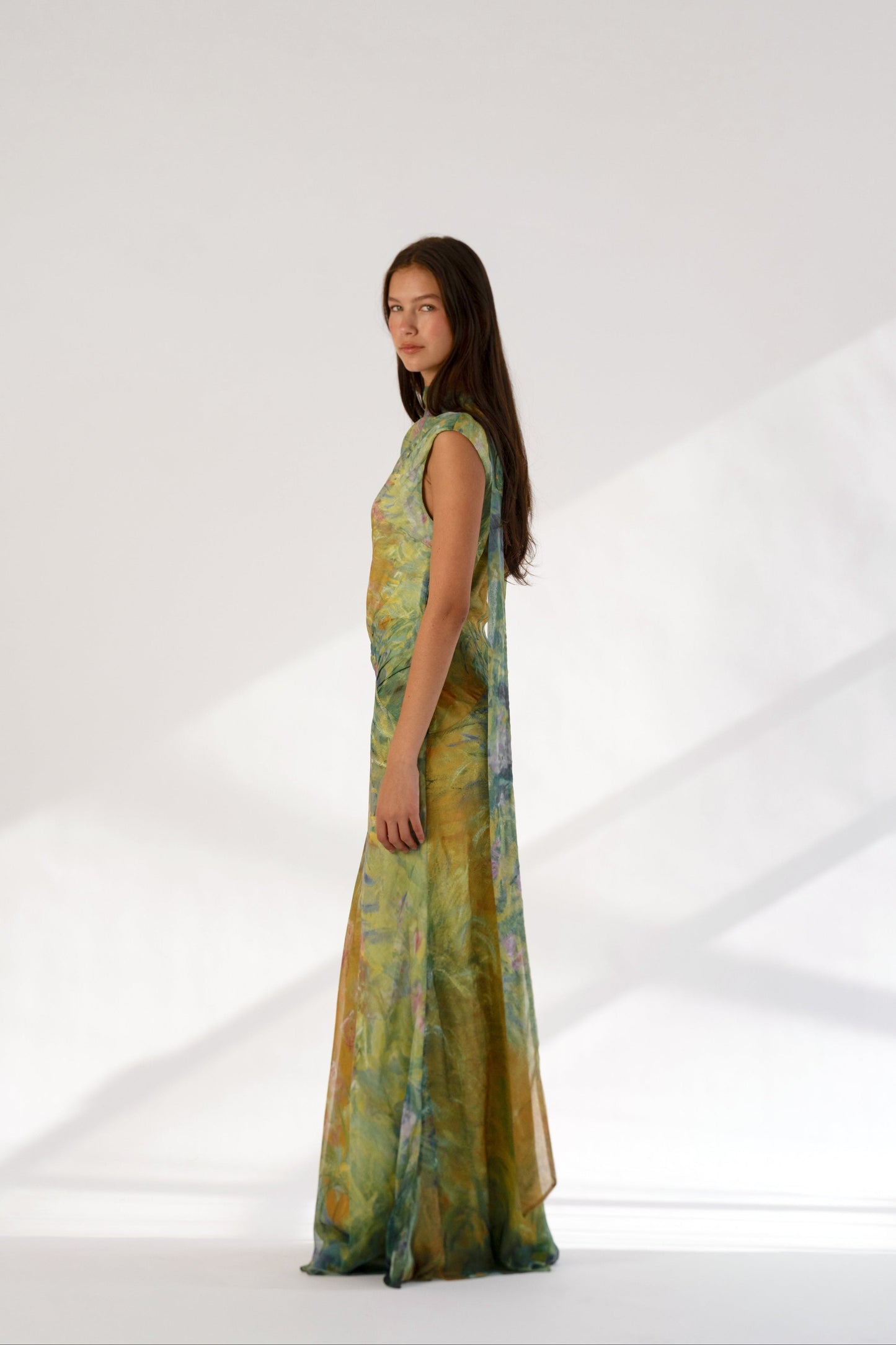Iris Silk Maxi Dress 8