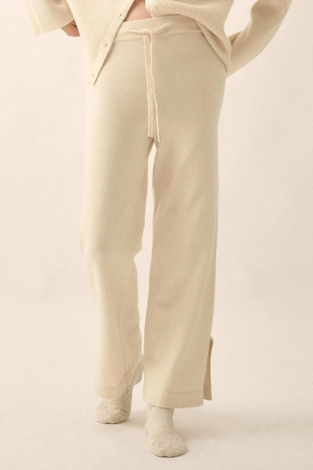 Celeste Brushed Knit Pants Mocha 10