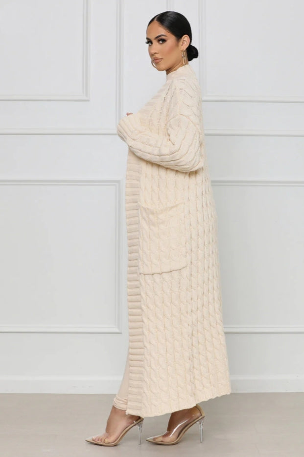 Influence Cardigan in Cream Cream 5
