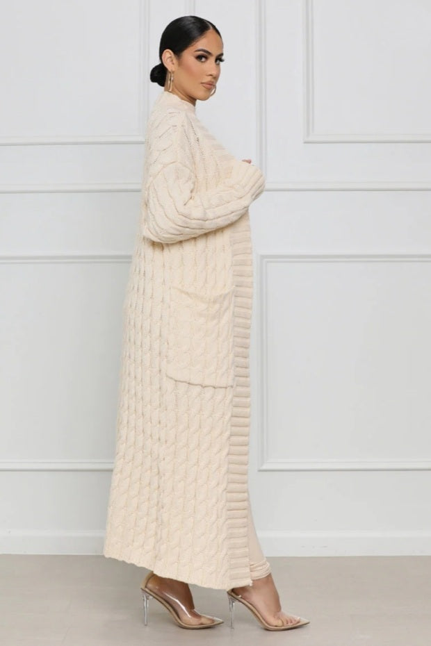 Influence Cardigan in Cream Cream 3