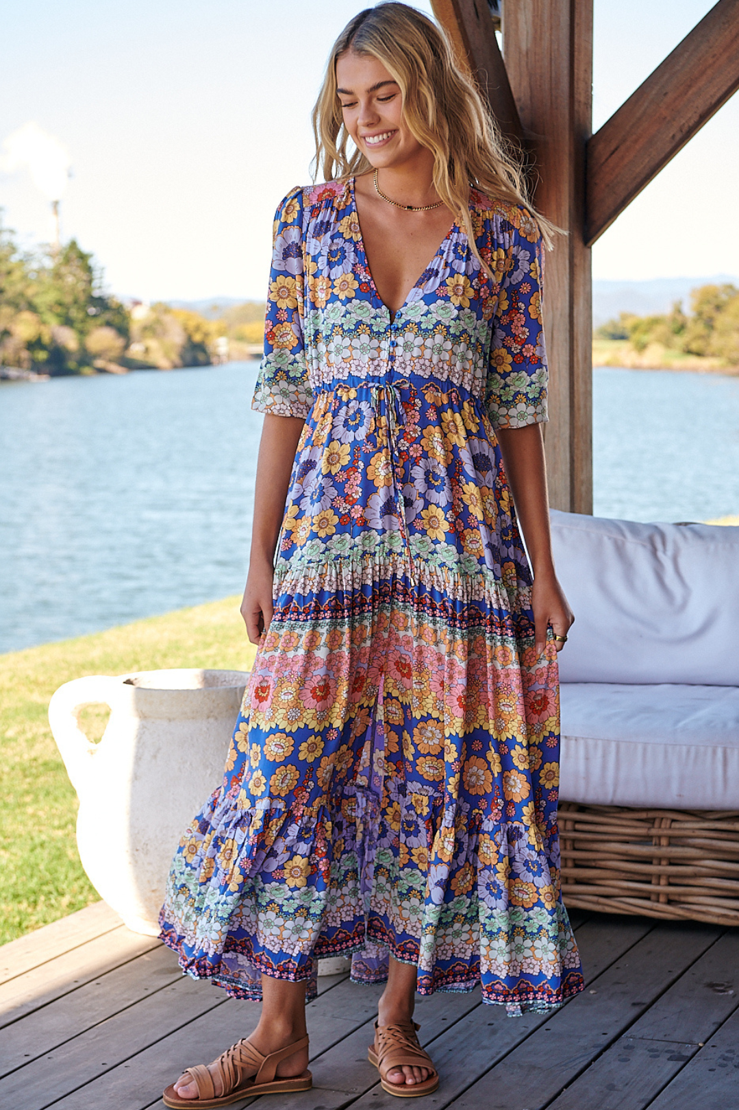 Indiana Lace Maxi Dress Multi 63