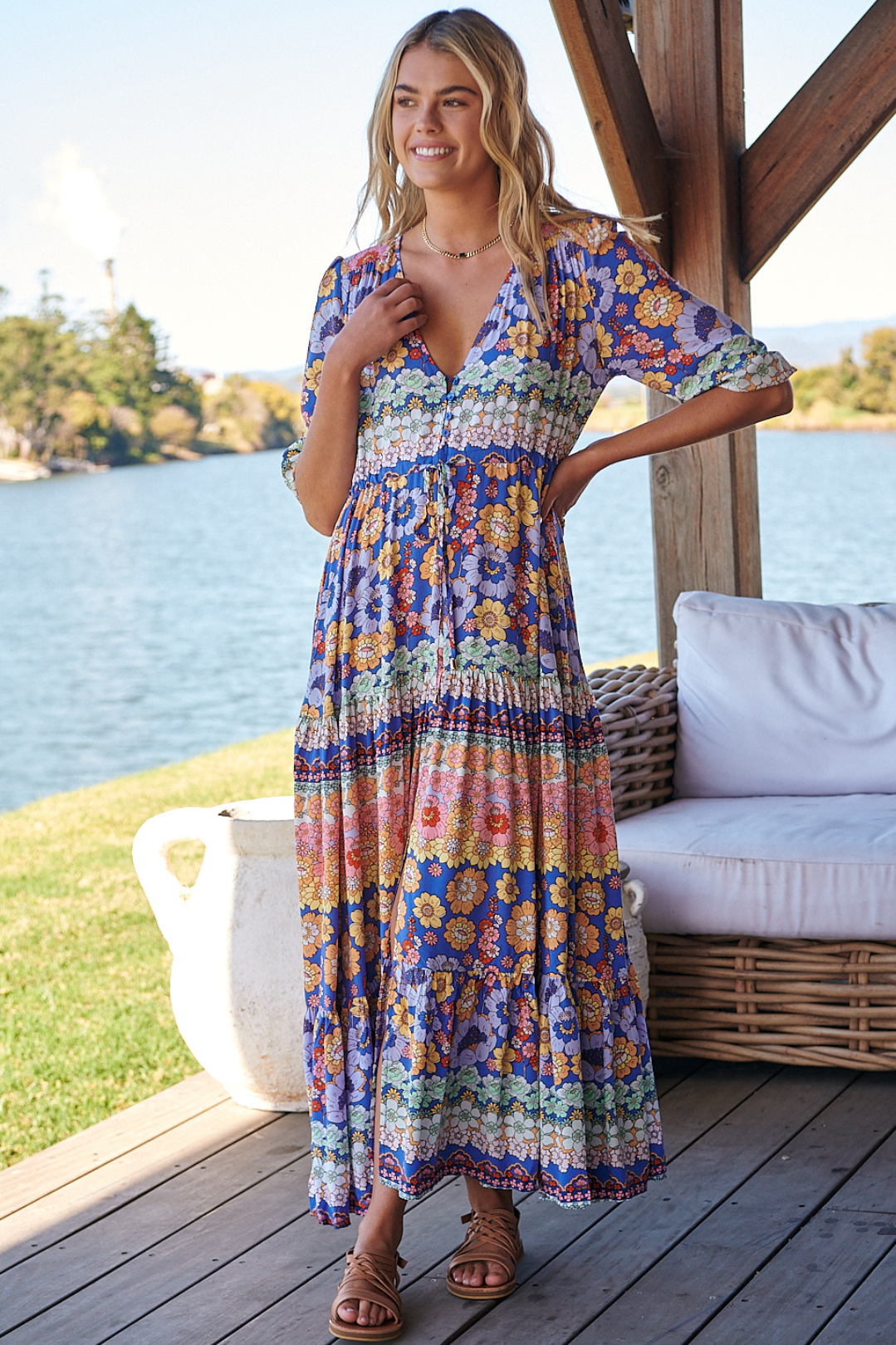 Indiana Lace Maxi Dress Multi 62