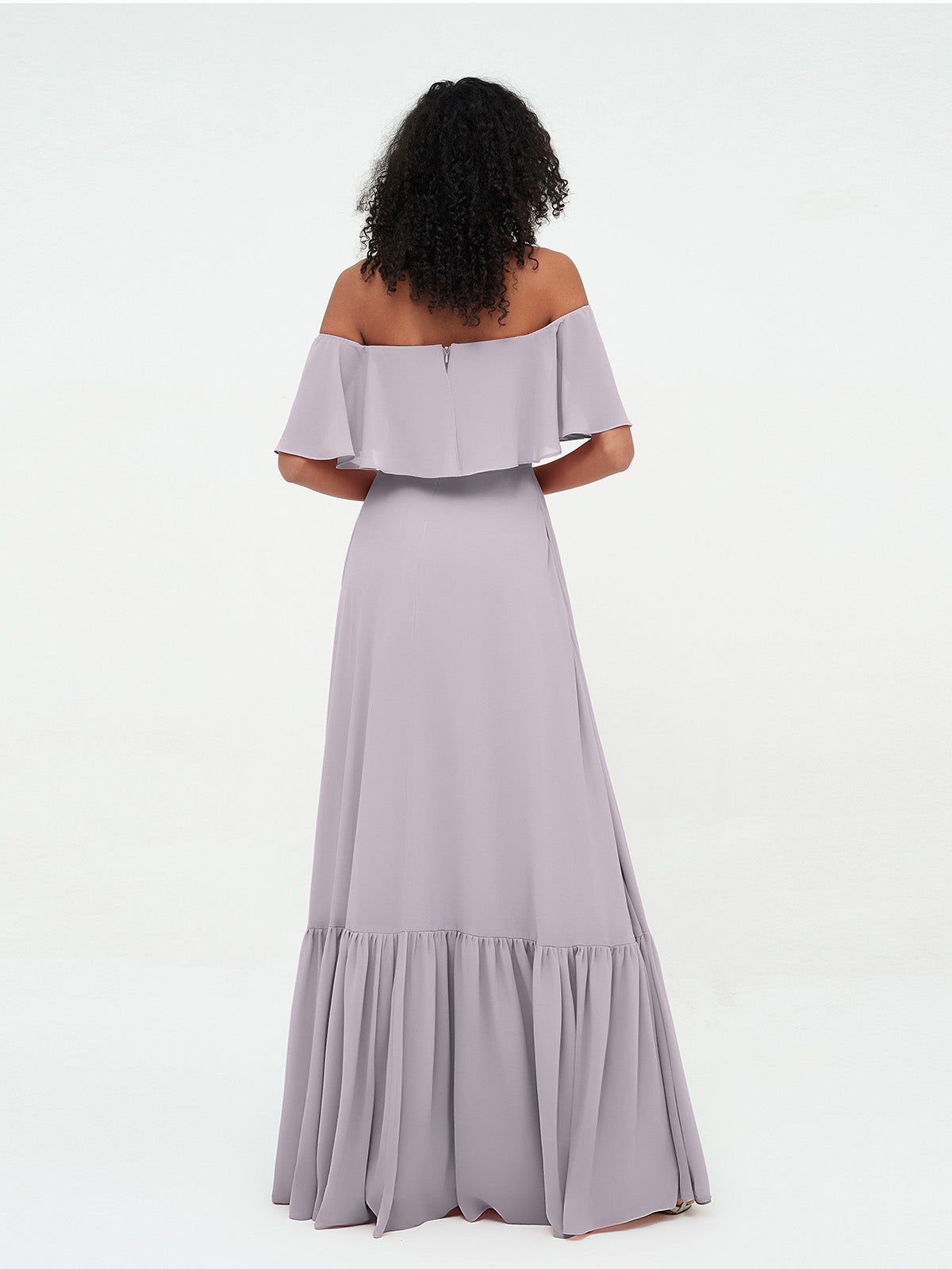 Azalea Chiffon Off-Shoulder Gown Azalea 27