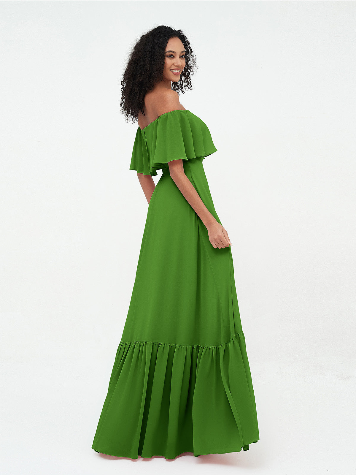 Azalea Chiffon Off-Shoulder Gown Azalea 18