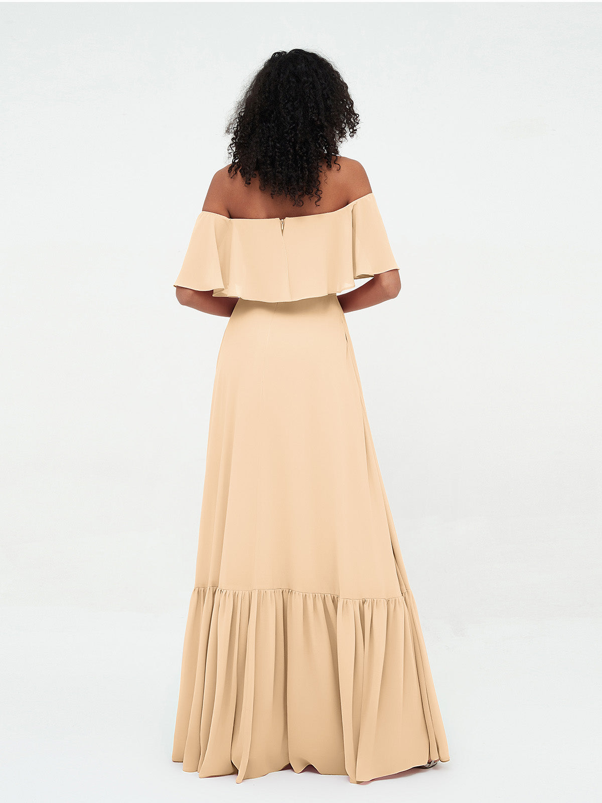 Azalea Chiffon Off-Shoulder Gown Azalea 12