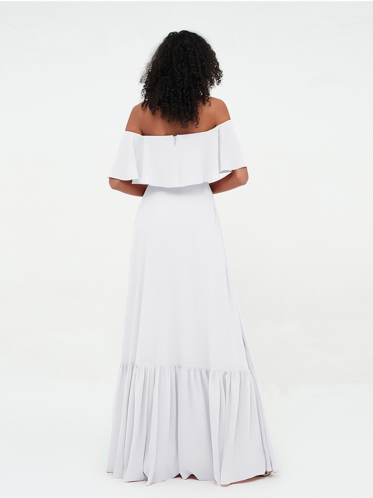 Azalea Chiffon Off-Shoulder Gown Azalea 7