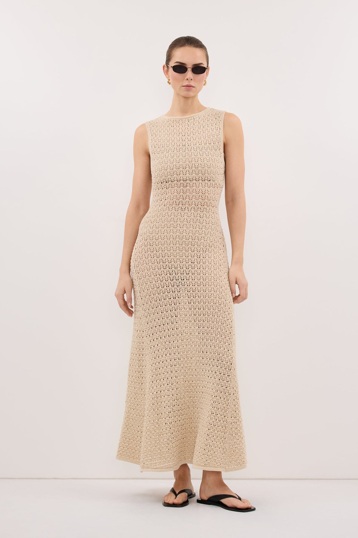 Eulalia Natural Knit Maxi Dress NATURAL 1