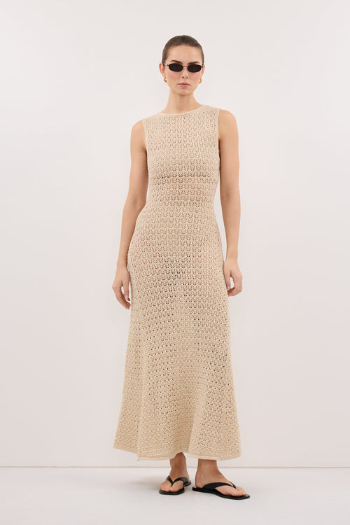 Eulalia Natural Knit Maxi Dress NATURAL 1