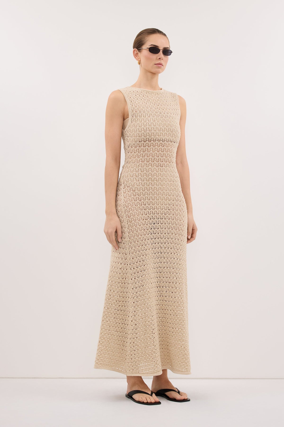 Eulalia Natural Knit Maxi Dress NATURAL 4
