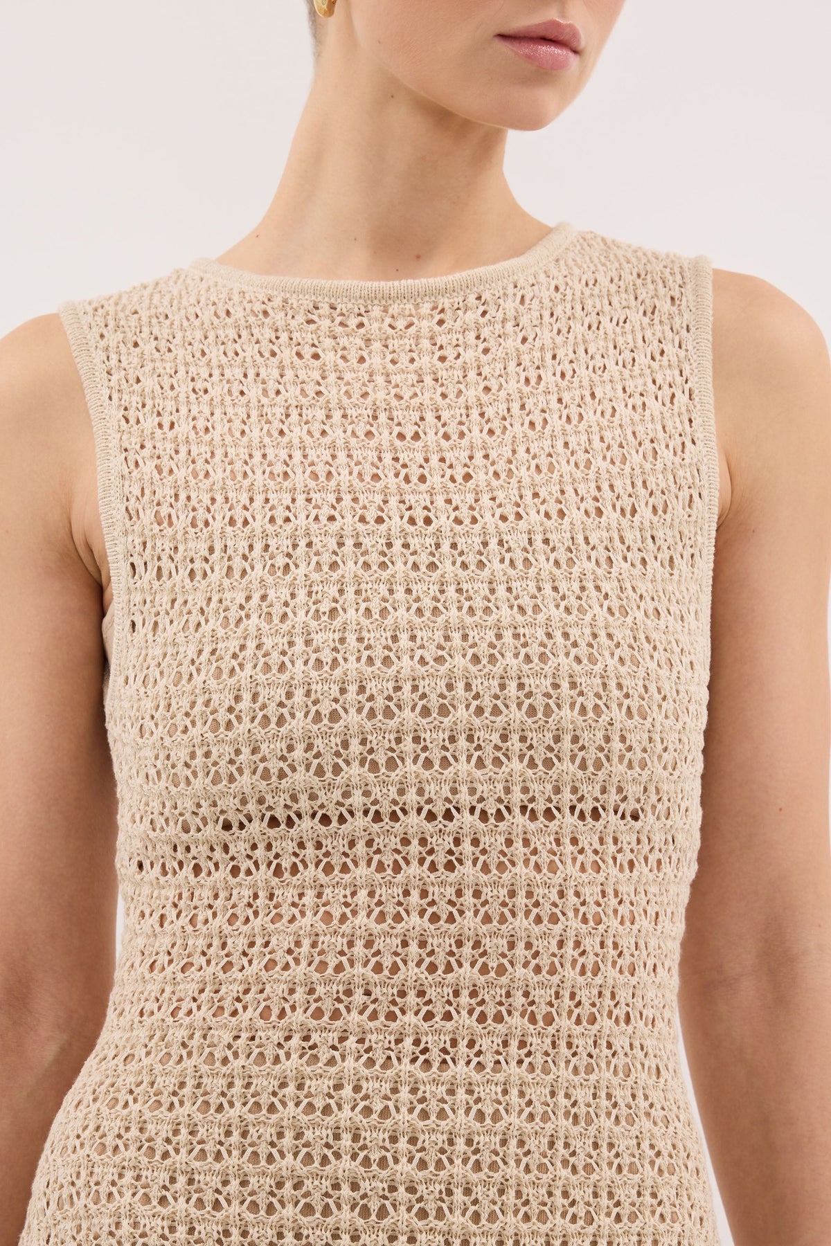 Eulalia Natural Knit Maxi Dress NATURAL 6